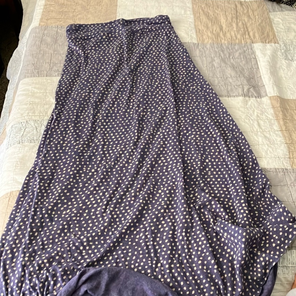 Alternative Apparel polka dot maxi skirt
